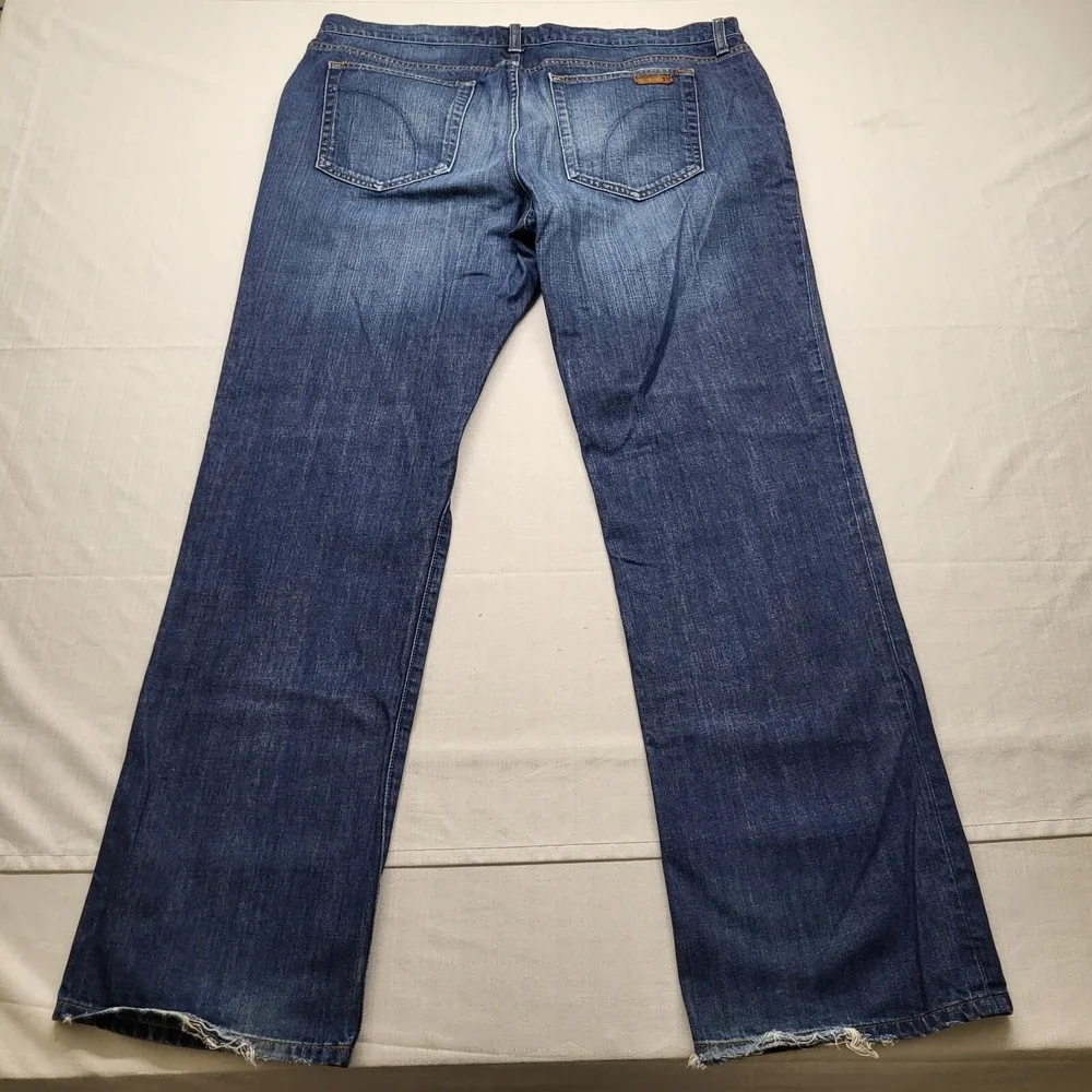 Joes Jeans The Rebel Blue Jeans Straight Leg Relaxed Fit 39/34 Baggy 90s Y2K